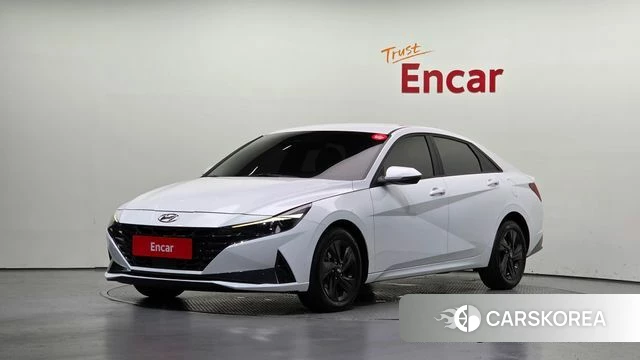 Hyundai Avante (CN7) 2022 Белый из Кореи