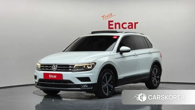 Volkswagen Tiguan second Generation 2018 Белый из Кореи