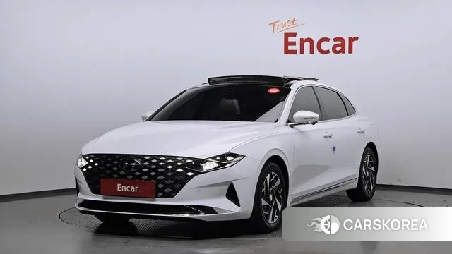 Hyundai The New Grandeur IG Hybrid 2021 Белый из Кореи