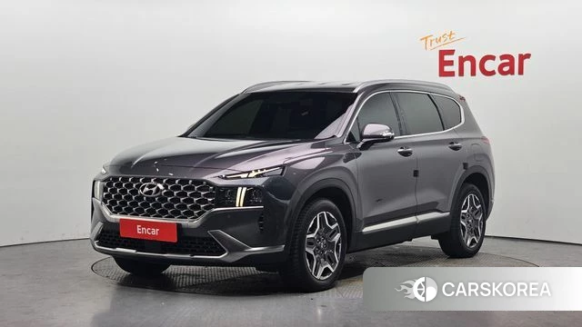 Hyundai The New Santa Fe 2022 Серый из Кореи