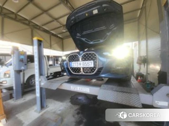 BMW 4 Series (G22) 2023 Синий из Кореи