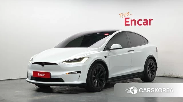 Tesla Model X 2023 Белый из Кореи