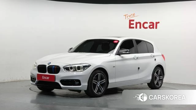 BMW 1 Series (F20) 2018 Белый из Кореи