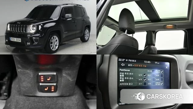 Jeep Renegade 2021 Черный из Кореи