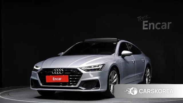 Audi A7 (4K) 2020 Серебристо-серый из Кореи