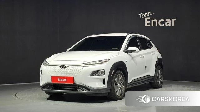 Hyundai Kona Electric 2018 Белый из Кореи