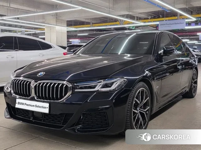 BMW 5 Series (G30) 2023 Синий из Кореи
