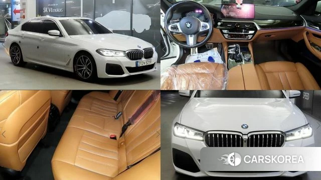 BMW 5 Series (G30) 2021 Белый из Кореи