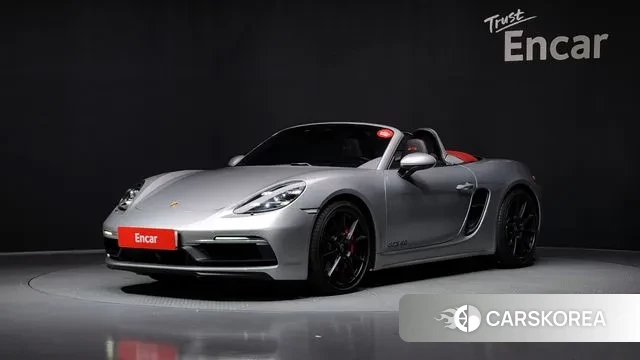 Porsche 718 Boxster 2021 Серебряный из Кореи