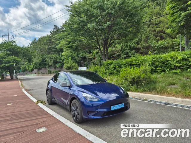 Tesla Model Y 2023 Синий из Кореи