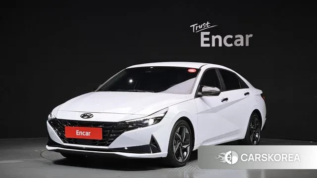 Hyundai Avante (CN7) 2020 Белый из Кореи