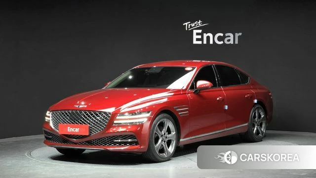 Genesis G80 (RG3) 2020 Красный из Кореи