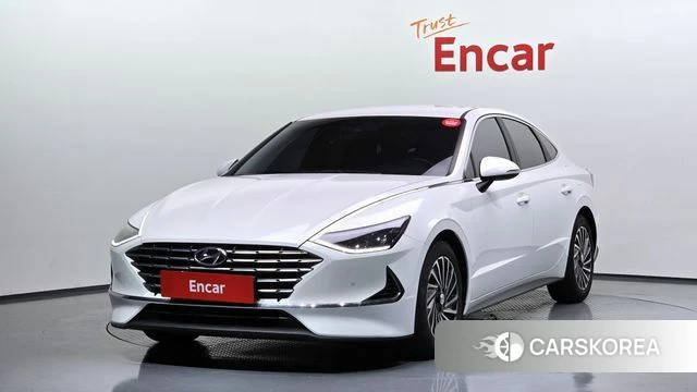 Hyundai Sonata Hybrid (DN8) 2020 Белый из Кореи