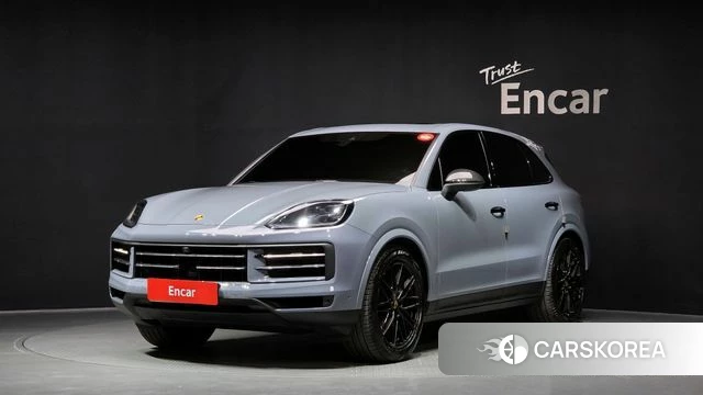 Porsche Cayenne (PO536) 2023 Небесно-голубой из Кореи