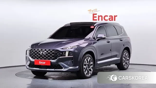 Hyundai The New Santa Fe 2021 Серый из Кореи