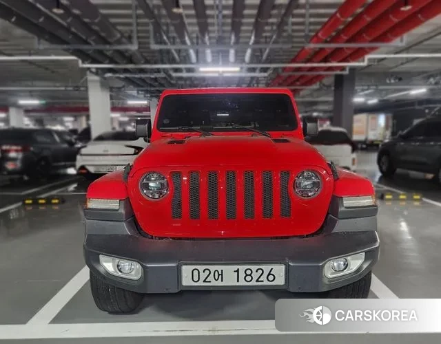 Jeep Wrangler (JL) 2018 Красный из Кореи