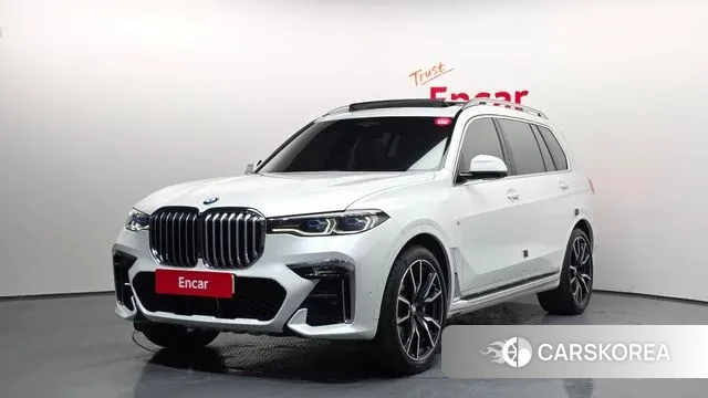 BMW X7 (G07) 2021 Белый из Кореи