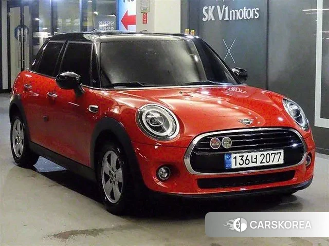 Mini Cooper 2021 Красный из Кореи
