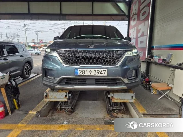 Kia Carnival 4th generation 2020 Небесно-голубой из Кореи