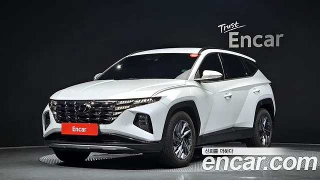 Hyundai Tucson Hybrid (NX4) 2021 Белый из Кореи