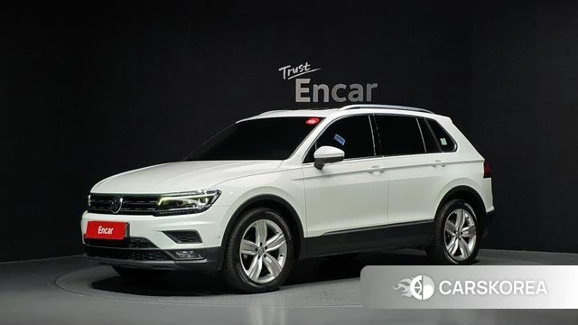 Volkswagen Tiguan second Generation 2020 Белый из Кореи