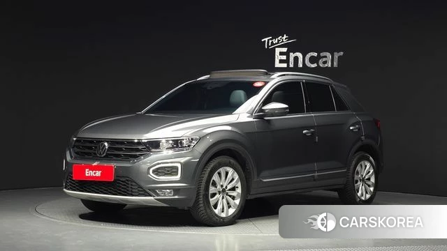 Volkswagen T-Roc 2021 Серый из Кореи