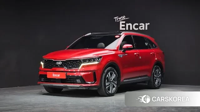 Kia Sorento 4th Generation 2021 Красный из Кореи