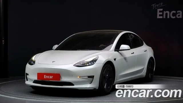 Tesla Model 3 2022 Белый из Кореи