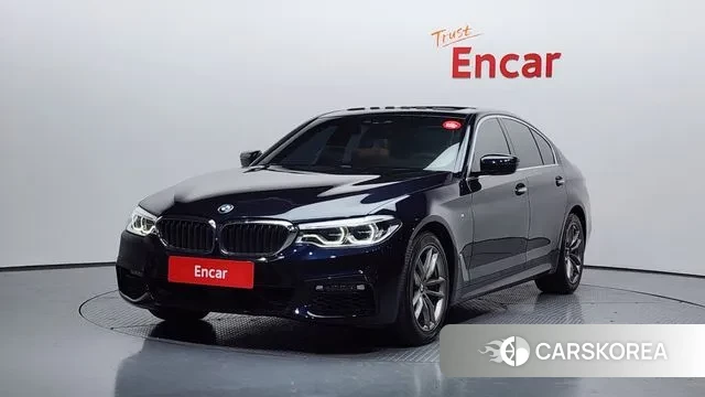 BMW 5 Series (G30) 2018 Синий из Кореи