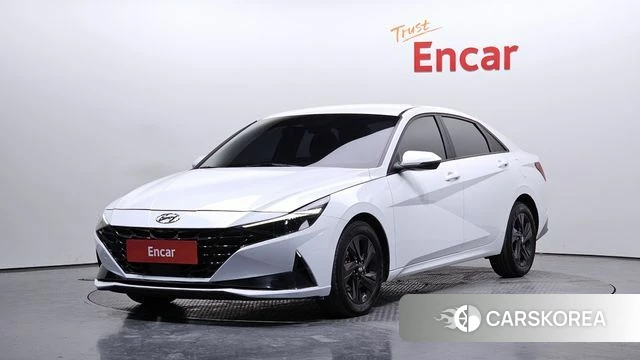 Hyundai Avante (CN7) 2022 Белый из Кореи