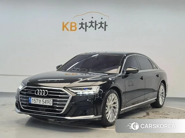 Audi A8 (D5) 2021 Черный из Кореи