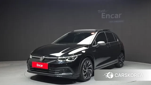 Volkswagen Golf 8th Generation 2024 Черный из Кореи