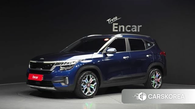 Kia Seltos 2021 Синий из Кореи