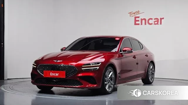 Genesis The New G70 2022 Красный из Кореи