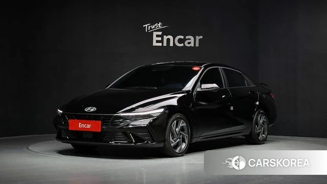 Hyundai The New Avante Hybrid (CN7) 2025 Черный из Кореи