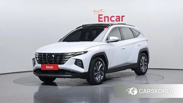 Hyundai Tucson Hybrid (NX4) 2022 Белый из Кореи