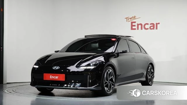 Hyundai Ionic 6 2022 Черный из Кореи