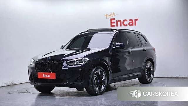 BMW iX3 2022 Черный из Кореи