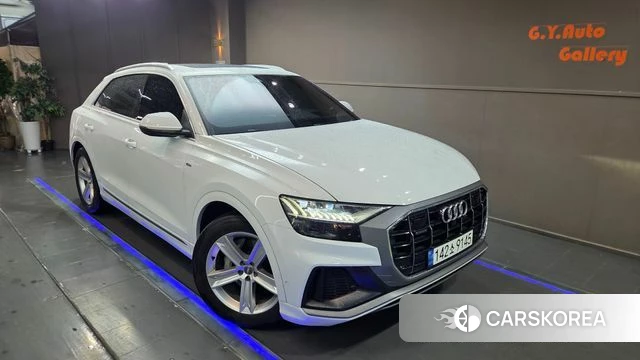 Audi Q8 (4M) 2021 Белый из Кореи