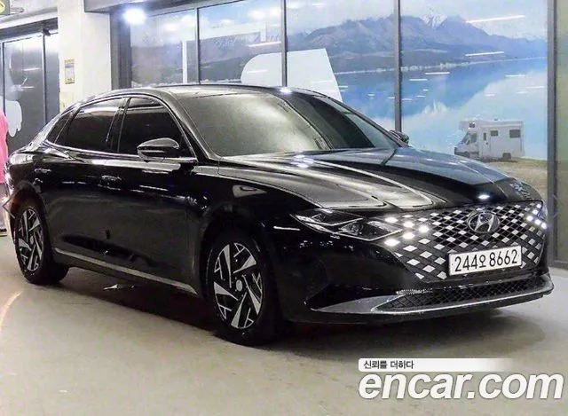 Hyundai The New Grandeur IG Hybrid 2022 Черный из Кореи