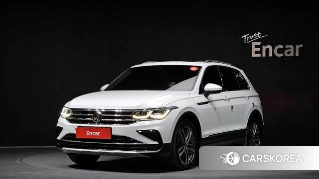Volkswagen Tiguan second Generation 2023 Белый из Кореи