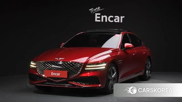 Genesis G80 (RG3) 2022 Красный из Кореи