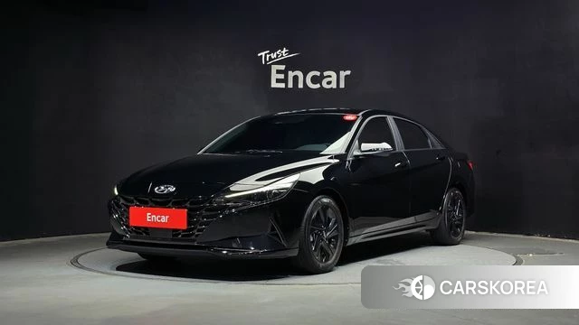 Hyundai Avante (CN7) 2022 Черный из Кореи