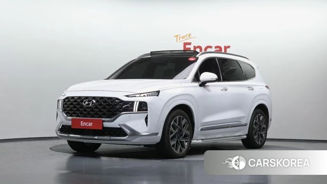 Hyundai The New Santa Fe 2021 Белый из Кореи