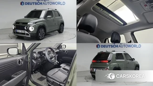 Hyundai Casper 2023 Темно-зеленый из Кореи