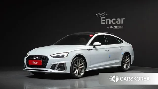 Audi A5 (F5) 2020 Белый из Кореи