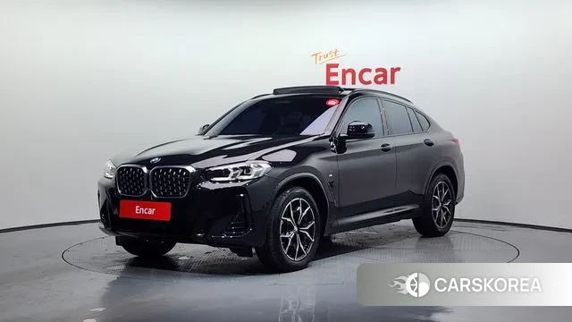 BMW X4 (G02) 2022 Черный из Кореи