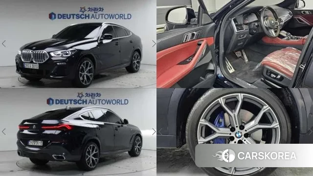 BMW X6 (G06) 2021 Черный из Кореи