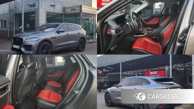 Jaguar F-PACE 2020 Серый из Кореи