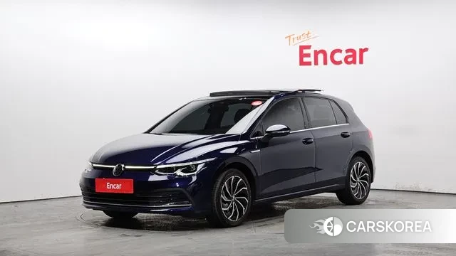 Volkswagen Golf 8th Generation 2022 Синий из Кореи